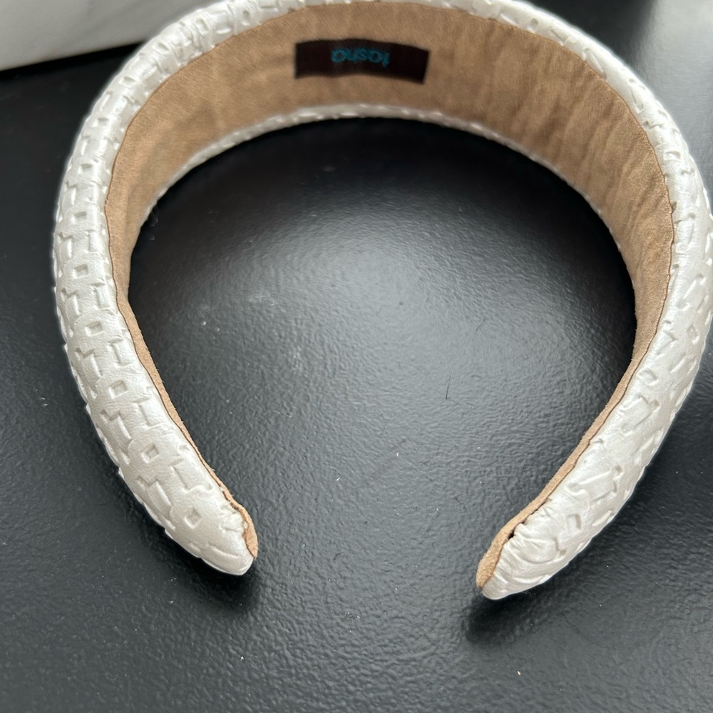 Tasha NIB BOTEGA HEADBAND IN IVORY - Picture 4 of 4